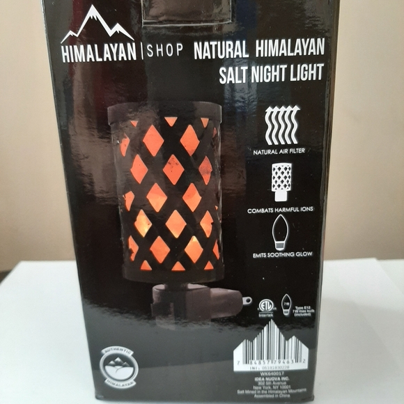 Natural Himalayan Pink Salt Pillar Night Light - Picture 4 of 5